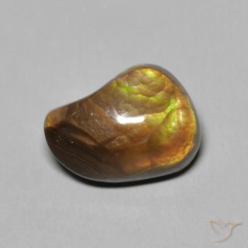 3.74ct Natürlicher Mehrfarbig Feuerachat, Fantasie, Lichtundurchlässig