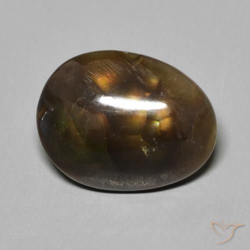 4.84ct Natürlicher Mehrfarbig Feuerachat, Fantasie, Lichtundurchlässig