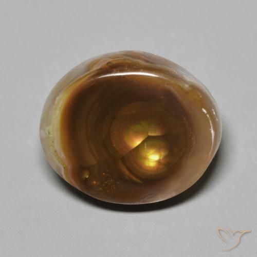 7.20ct Natürlicher Mehrfarbig Feuerachat, Fantasie, Lichtundurchlässig