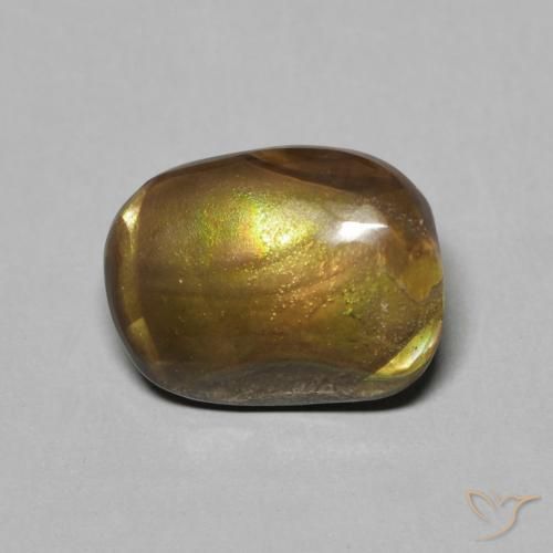 2.41ct Natürlicher Mehrfarbig Feuerachat, Fantasie, Lichtundurchlässig