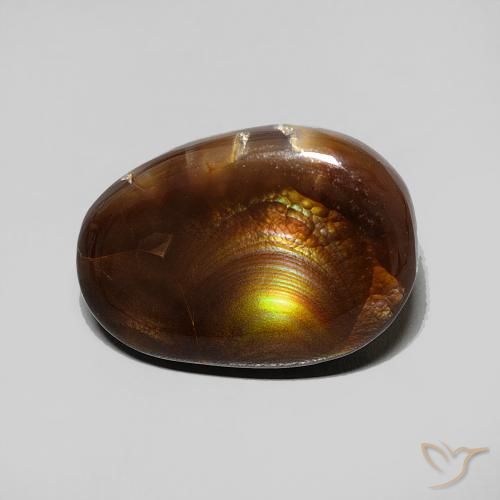4.57ct Natürlicher Mehrfarbig Feuerachat, Fantasie, Lichtundurchlässig
