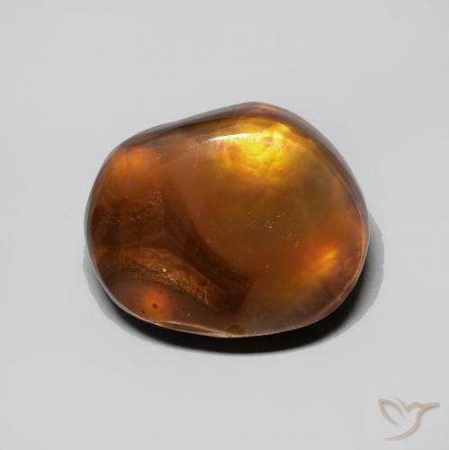 5.28ct Natürlicher Mehrfarbig Feuerachat, Fantasie, Lichtundurchlässig