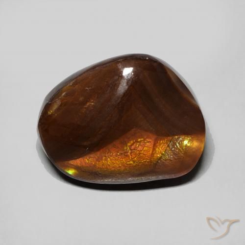 6.34ct Natürlicher Mehrfarbig Feuerachat, Fantasie, Lichtundurchlässig