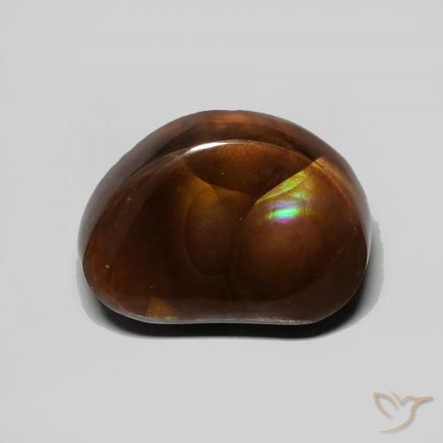 5.32ct Natürlicher Mehrfarbig Feuerachat, Fantasie, Lichtundurchlässig