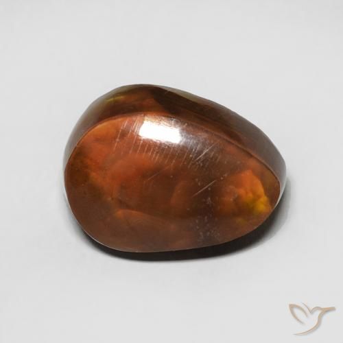4.32ct Natürlicher Mehrfarbig Feuerachat, Fantasie, Lichtundurchlässig