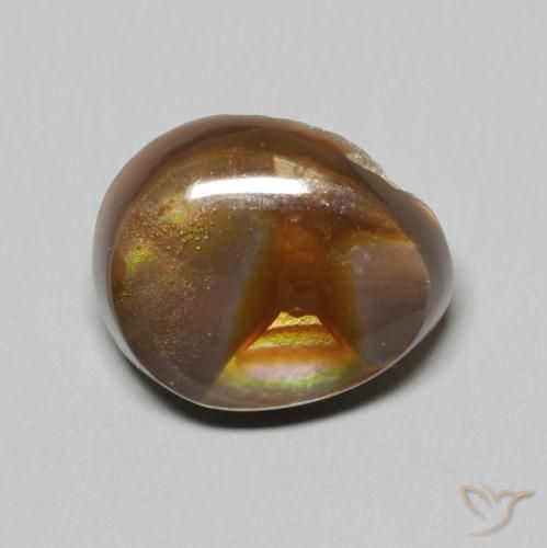 6.13ct Natürlicher Mehrfarbig Feuerachat, Fantasie, Lichtundurchlässig