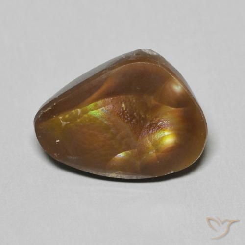 6.05ct Natürlicher Mehrfarbig Feuerachat, Fantasie, Lichtundurchlässig
