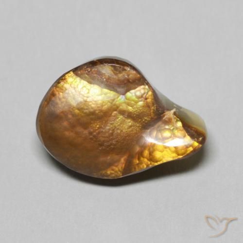 6.47ct Natürlicher Mehrfarbig Feuerachat, Fantasie, Lichtundurchlässig