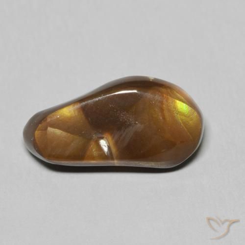 6.15ct Natürlicher Mehrfarbig Feuerachat, Fantasie, Lichtundurchlässig