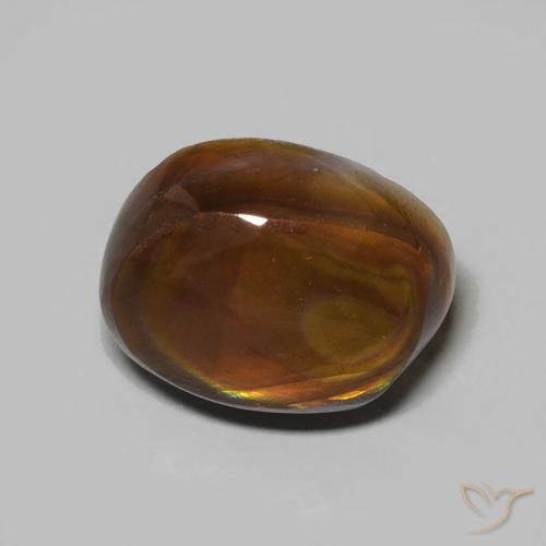 4.80ct Natürlicher Mehrfarbig Feuerachat, Fantasie, Lichtundurchlässig