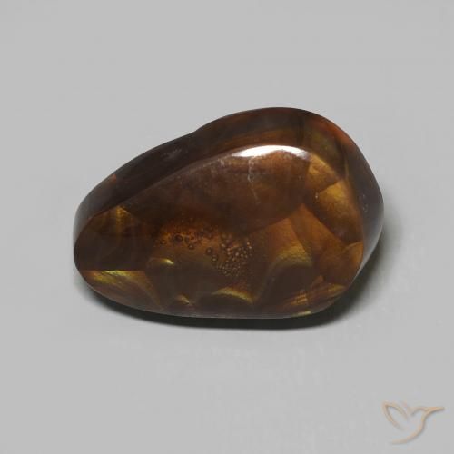 6.73ct Natürlicher Mehrfarbig Feuerachat, Fantasie, Lichtundurchlässig