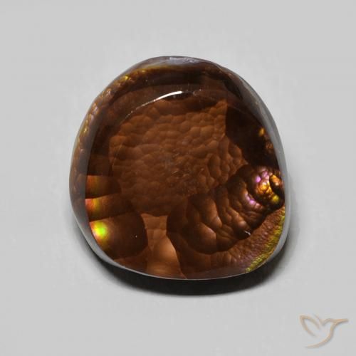 6.14ct Natürlicher Mehrfarbig Feuerachat, Fantasie, Lichtundurchlässig