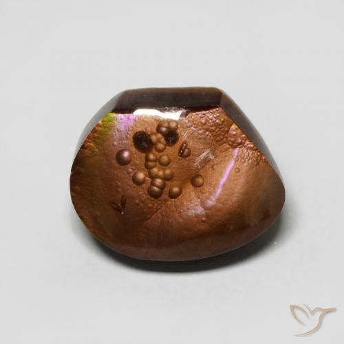 5.64ct Natürlicher Mehrfarbig Feuerachat, Fantasie, Lichtundurchlässig