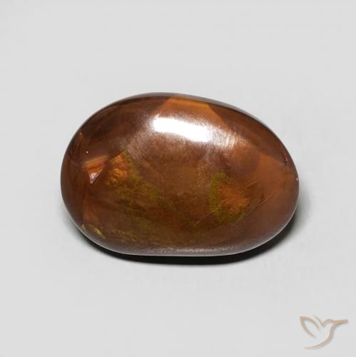 5.12ct Natürlicher Mehrfarbig Feuerachat, Fantasie, Lichtundurchlässig
