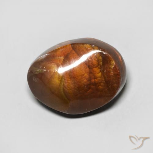 7.06ct Natürlicher Mehrfarbig Feuerachat, Fantasie, Lichtundurchlässig
