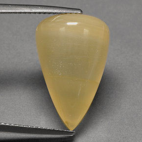 15,12 ctw natürlicher gelber Feueropal, Transparent, Transparent / Lichtdurchlässig
