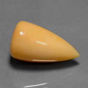 12,40 ctw natürlicher orangefarbener Feueropal, Transparent, Transparent / Lichtdurchlässig