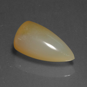 14,68 ctw natürlicher orangefarbener Feueropal, Transparent, Transparent / Lichtdurchlässig