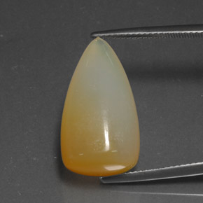 14,68 ctw natürlicher orangefarbener Feueropal, Transparent, Transparent / Lichtdurchlässig