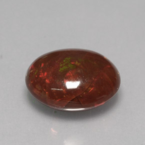 2,78 ctw natürlicher mehrfarbiger Feueropal, Oval Schliff, Lichtundurchlässig