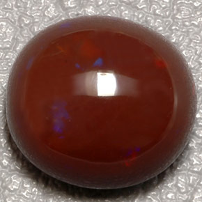 10,31 ctw natürlicher mehrfarbiger Feueropal, Oval Schliff, Lichtundurchlässig