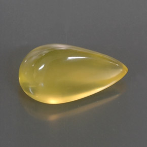 4,90 ctw natürlicher gelber Feueropal, Transparent, Transparent / Lichtdurchlässig