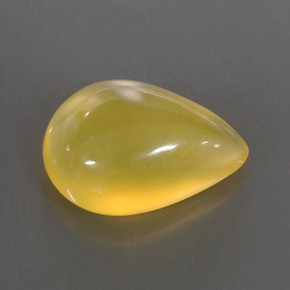 4,75 ctw natürlicher gelber Feueropal, Transparent, Transparent / Lichtdurchlässig