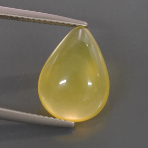 4,75 ctw natürlicher gelber Feueropal, Transparent, Transparent / Lichtdurchlässig