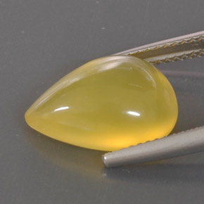 4,75 ctw natürlicher gelber Feueropal, Transparent, Transparent / Lichtdurchlässig