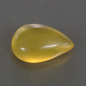 2,06 ctw natürlicher gelber Feueropal, Transparent, Transparent / Lichtdurchlässig