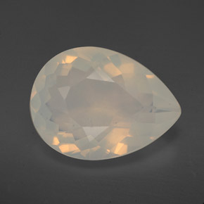 4,41 ctw natürlicher gelber Feueropal, Transparent, Transparent / Lichtdurchlässig
