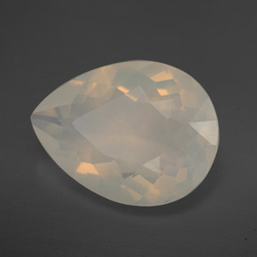 4,41 ctw natürlicher gelber Feueropal, Transparent, Transparent / Lichtdurchlässig