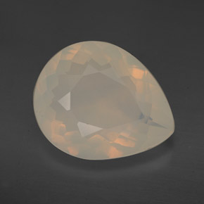 4,47 ctw natürlicher gelber Feueropal, Transparent, Transparent / Lichtdurchlässig