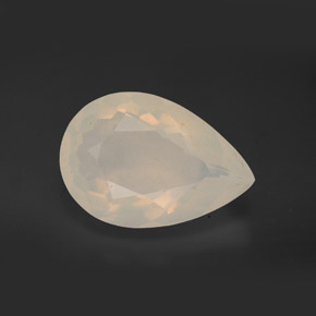 4,60 ctw natürlicher gelber Feueropal, Transparent, Transparent / Lichtdurchlässig