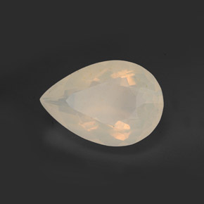 4,60 ctw natürlicher gelber Feueropal, Transparent, Transparent / Lichtdurchlässig