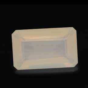 9,17 ctw natürlicher weiß-gelb Feueropal, Transparent, Transparent / Lichtdurchlässig