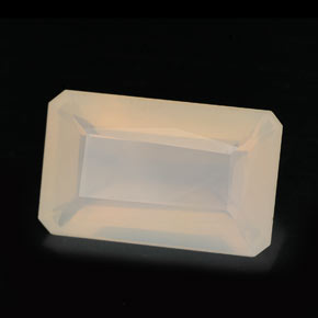 9,17 ctw natürlicher weiß-gelb Feueropal, Transparent, Transparent / Lichtdurchlässig