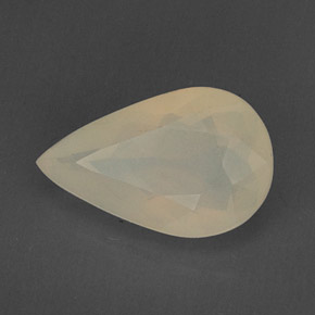 5,48 ctw natürlicher gelber Feueropal, Transparent, Transparent / Lichtdurchlässig