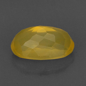 4,83 ctw natürlicher gelber Feueropal, Transparent, Transparent / Lichtdurchlässig