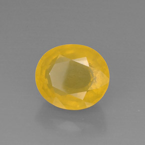 5,27 ctw natürlicher orangefarbener Feueropal, Transparent, Transparent / Lichtdurchlässig