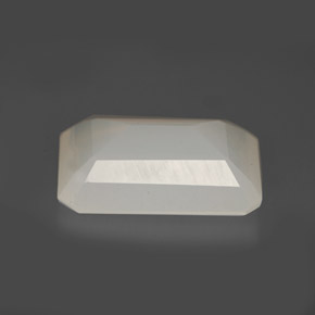 4,83 ctw natürlicher weißer Feueropal, Transparent, Transparent / Lichtdurchlässig