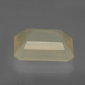 4,72 ctw natürlicher orangefarbener Feueropal, Transparent, Transparent / Lichtdurchlässig