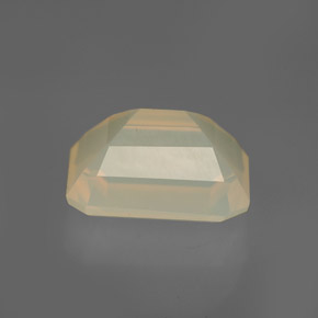 2,88 ctw natürlicher orangefarbener Feueropal, Transparent, Transparent / Lichtdurchlässig