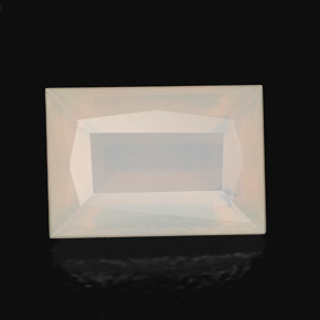 9,17 ctw natürlicher orange-weiß Feueropal, Transparent, Transparent / Lichtdurchlässig