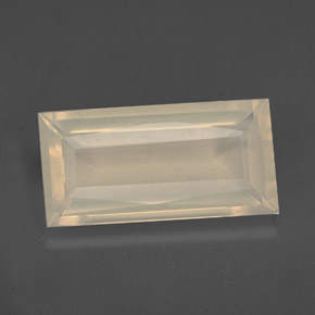 3,68 ctw natürlicher orangefarbener Feueropal, Transparent, Transparent / Lichtdurchlässig