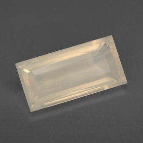 3,68 ctw natürlicher orangefarbener Feueropal, Transparent, Transparent / Lichtdurchlässig