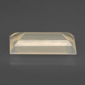 3,68 ctw natürlicher orangefarbener Feueropal, Transparent, Transparent / Lichtdurchlässig