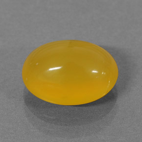 2,26 ctw natürlicher orangefarbener Feueropal, Oval Schliff, Lichtdurchlässig