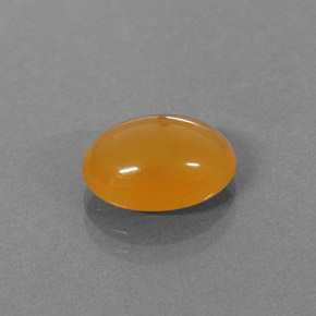 9,17 ctw natürlicher Gelb Orange Feueropal, Oval Schliff, Lichtdurchlässig