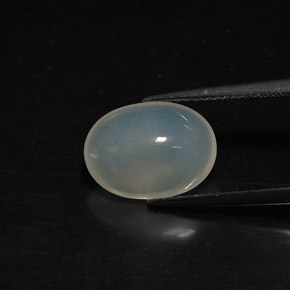 3,24 ctw natürlicher weißer Feueropal, Transparent, Transparent / Lichtdurchlässig